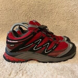 Salomon XA Comp 5 GTX Gore-Tex Trail Running Shoes Red Black 108365 Mens 7